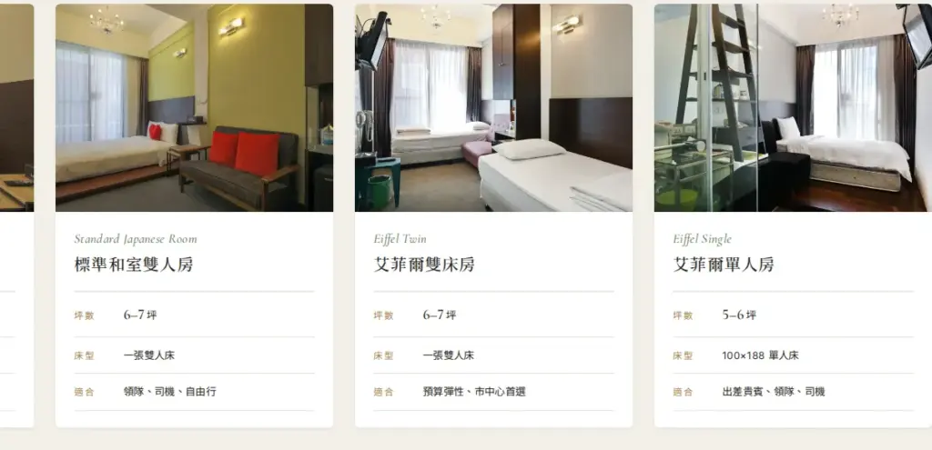 目前畫面:麗翔酒店|房型列